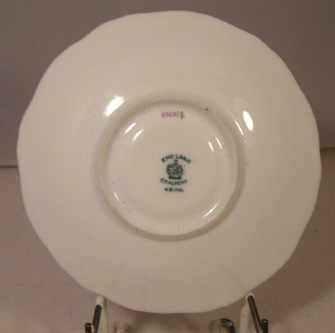 コールポート(Coalport)　カップ＆ソーサー　コバルトブルー・ゴールド