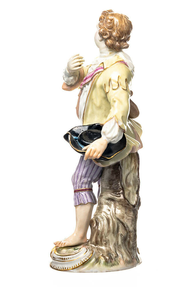 マイセン人形　帽子をかぶった勇ましい男 1850-1924年頃