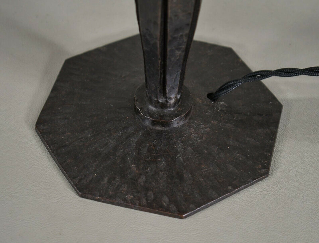 シュナイダー兄弟　アールデコランプ　フランス製　1925年　1930年　錬鉄製