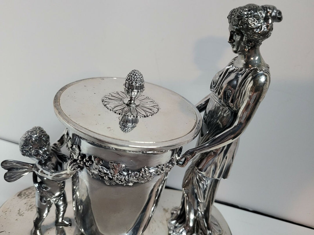 オディオ　パリ　シルバー　マスタードジャー