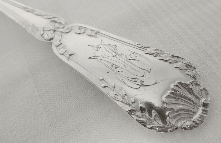 PUIFORCAT : ménagère en ARGENT MASSIF modèle Pompadour, POINCON MINERVE - 80pcs