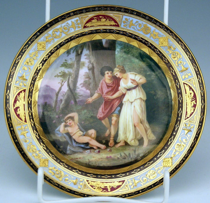 アンティーク マイセン 飾り皿 マイセン 飾り皿 ブルーオニオン 希少品 – アンティークテーブルウェア