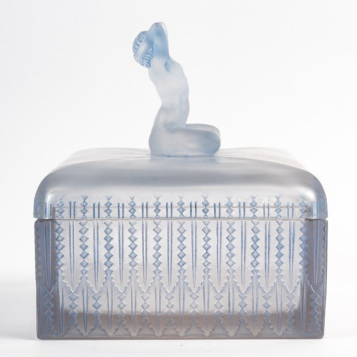ルネラリック　ガラスの箱　スルタン　ガラス製　青