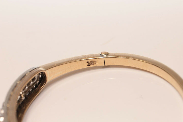 アンティーク ヴィクトリアン 18K ナチュラルダイヤモンドのブレスレット
