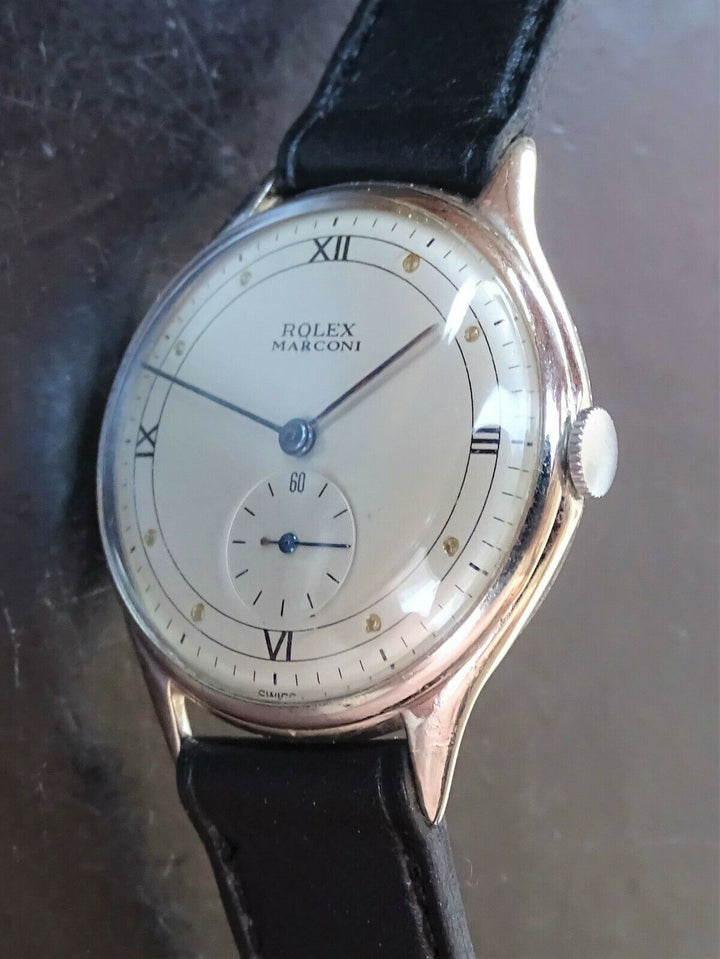Rolex ♛ Marconi Vintage Elegant Rare Luxury Collectors Men's Watch from 1935s