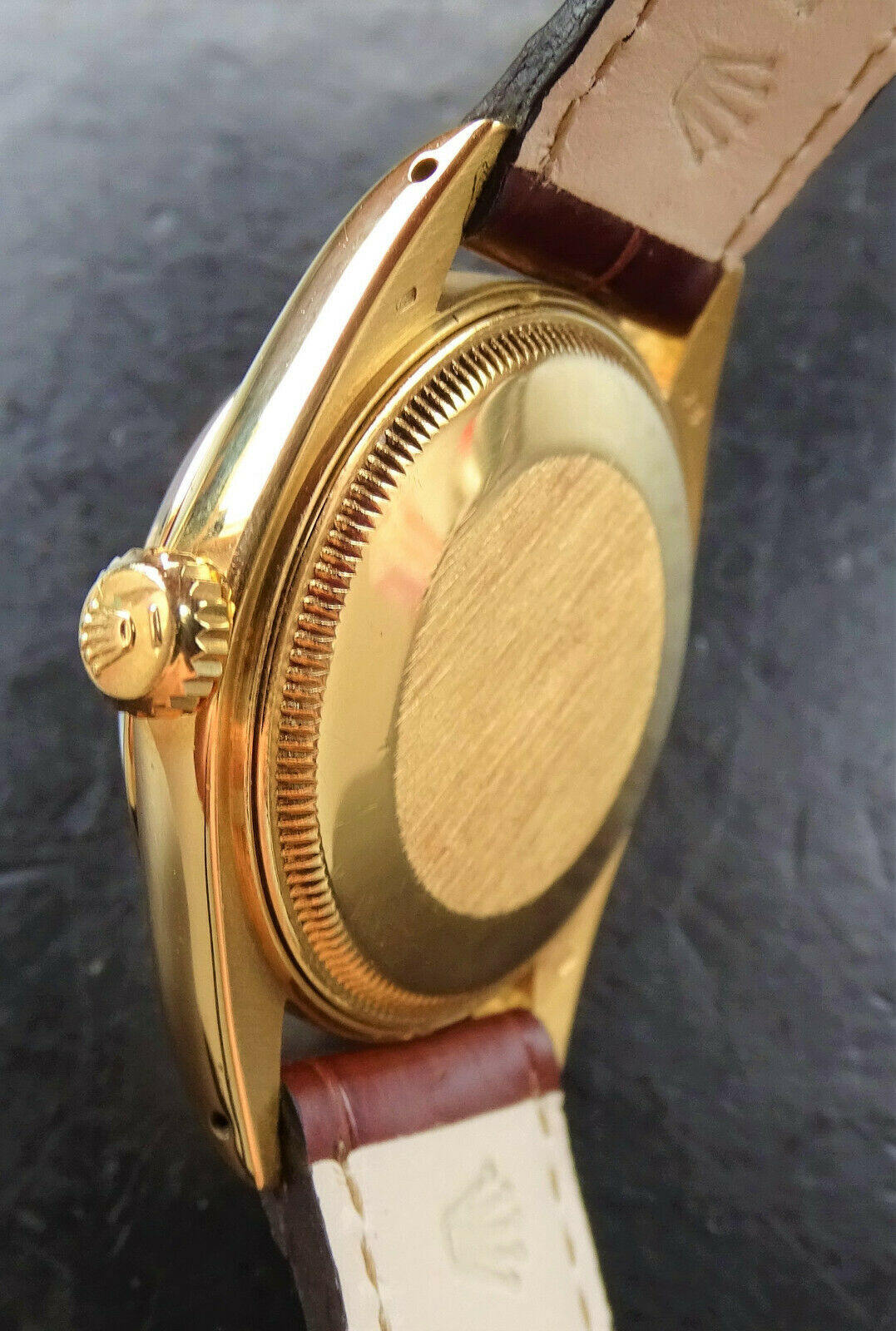 Rolex Watch ♛ Oyster Date 1500 Yellow Gold 18K 750 Automatic Luxury Chronometer Service