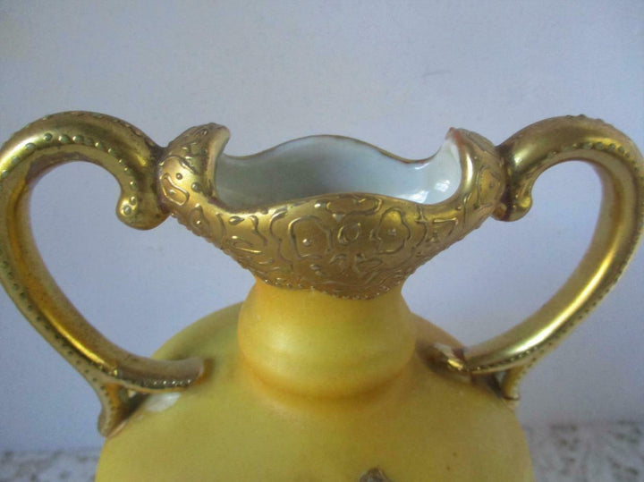 オールドノリタケ　コラレン　花瓶