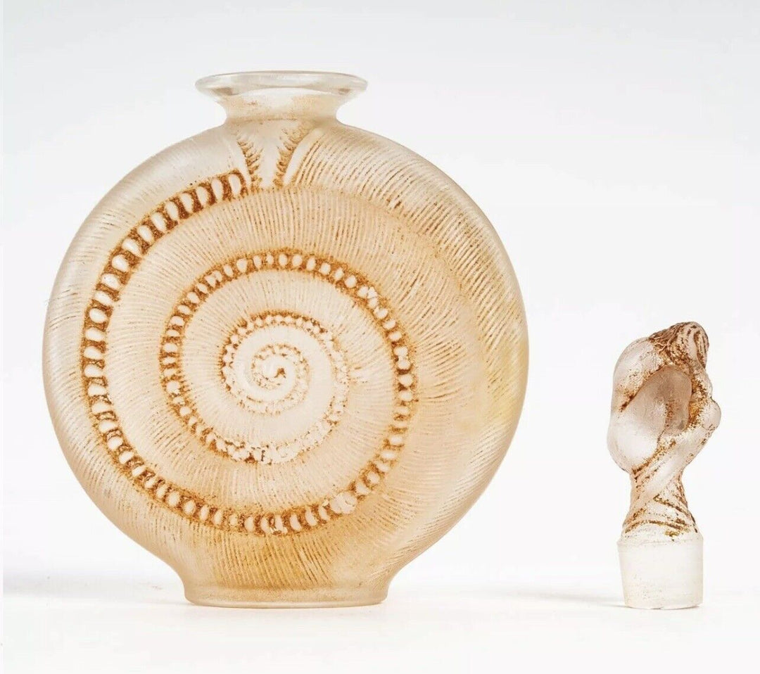 ルネラリック　香水瓶　成功　オルセー　ガラス製　セピア色