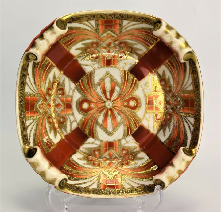 Noritake Art Deco Geometric Motif Dish
