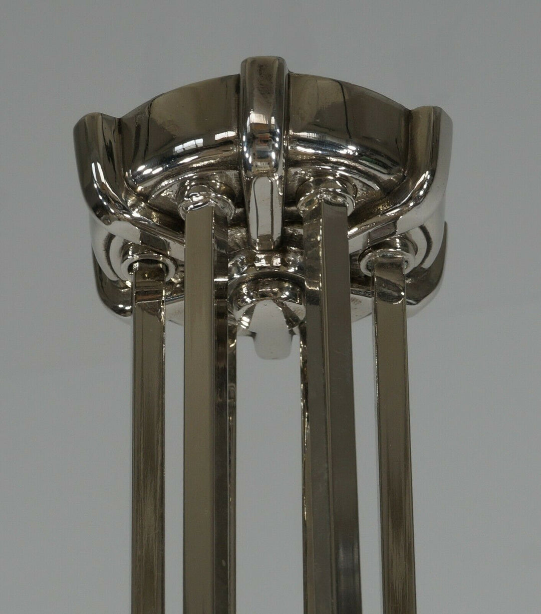 GM BORETTI : FRENCH 1930 ART DECO CHANDELIER . lamp muller degue daum era France