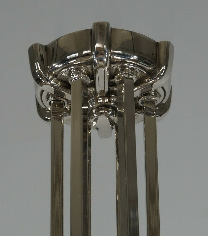 GM BORETTI : FRENCH 1930 ART DECO CHANDELIER . lamp muller degue daum era France
