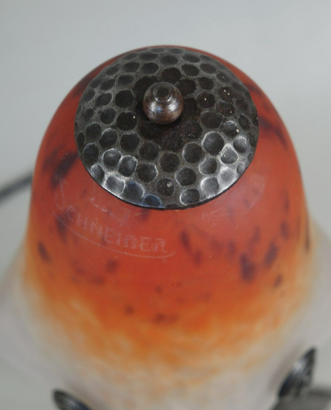 ヴァスール＆シュナイダー兄弟　フランス製アールデコランプ　錬鉄製　1925年　1930年