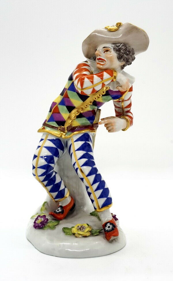 邁森 MEISSEN マイセン FIGUR ERSCHROCKENER HARLEKIN FRIGHTENED HARLEQUIN MNR: 259