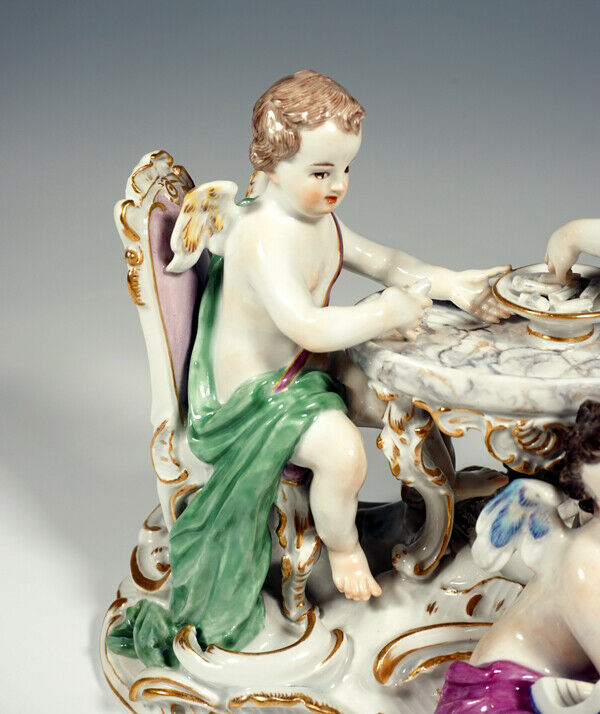 マイセン人形(MEISSEN)「愛のくじ引き」