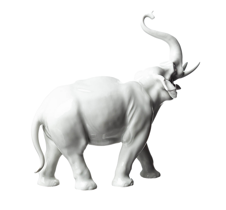 マイセン人形 動物シリーズ「エレファント」エーリッヒ・オーメ １級品 1952年