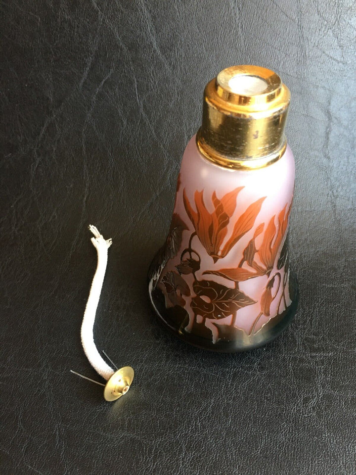 ダルジェンタル（ポール・ニコラ）シクラメンの花の香炉型花瓶　エミールガレ工房で働いていた人物