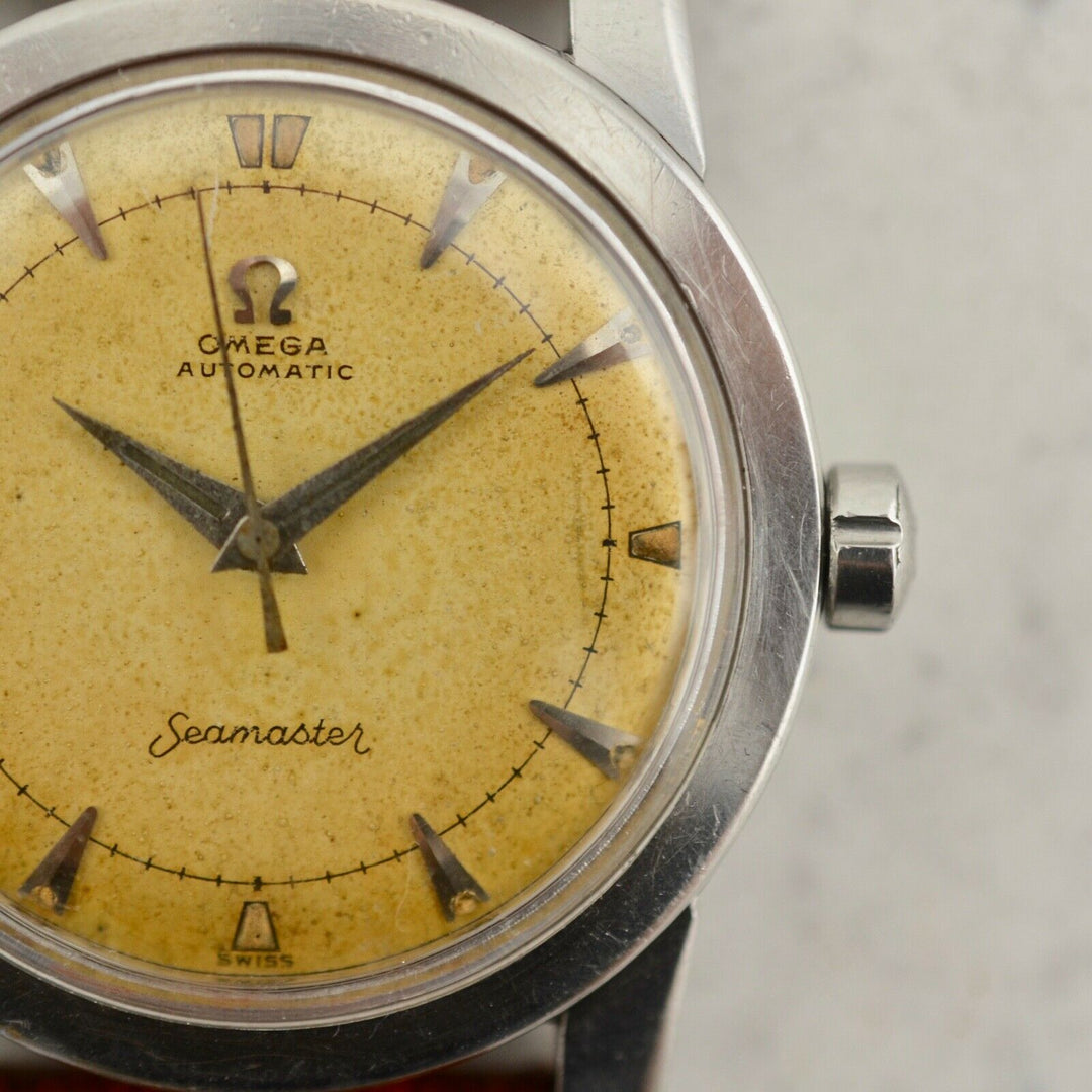 C.1952 ヴィンテージ オメガ 自動式 シーマスター 腕時計 Cal.Ω 354 型番 2577-9 SC スチール製