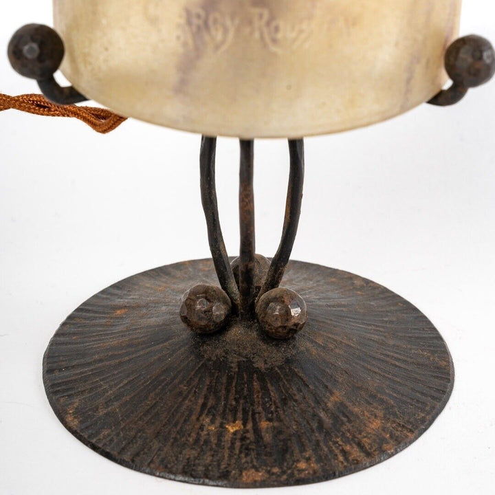 アルジー・ルソー『Argy Rousseau』 花が描かれたナイトランプ