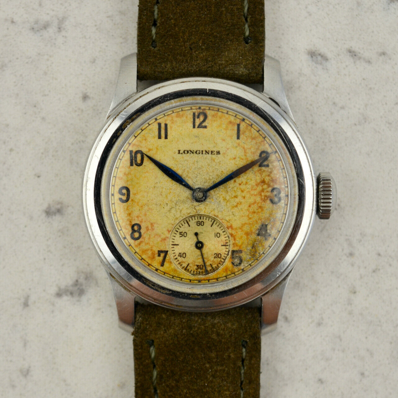 1943年 ヴィンテージ ロンジン “セイタケ“ トロピカルダイアル