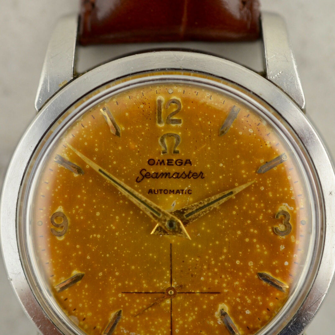C.1954　ヴィンテージオメガ　自動式　シーマスター　オートマティック　腕時計　CAL.Ω491　型番2848-1　スチール製