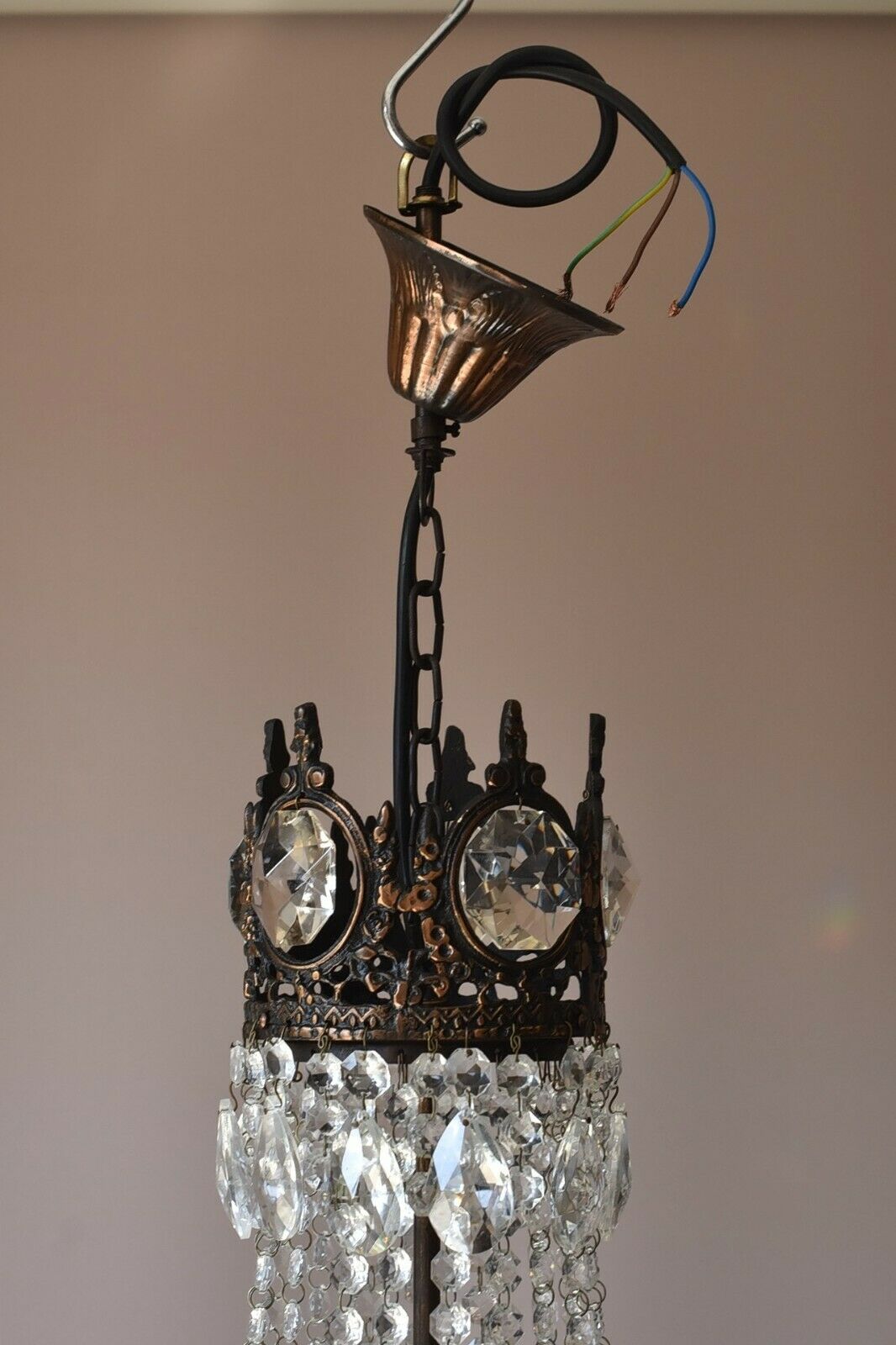 Empire Antique Style Vintage Crystal Chandelier, Ceiling light Pendant Sale Lamp