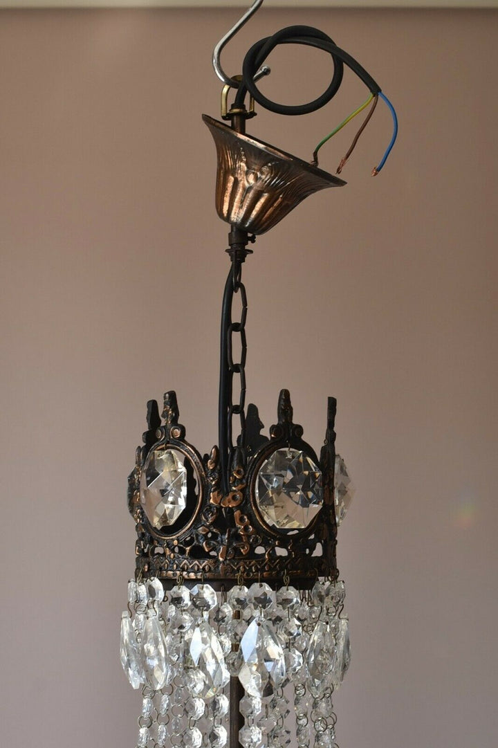 Empire Antique Style Vintage Crystal Chandelier, Ceiling light Pendant Sale Lamp