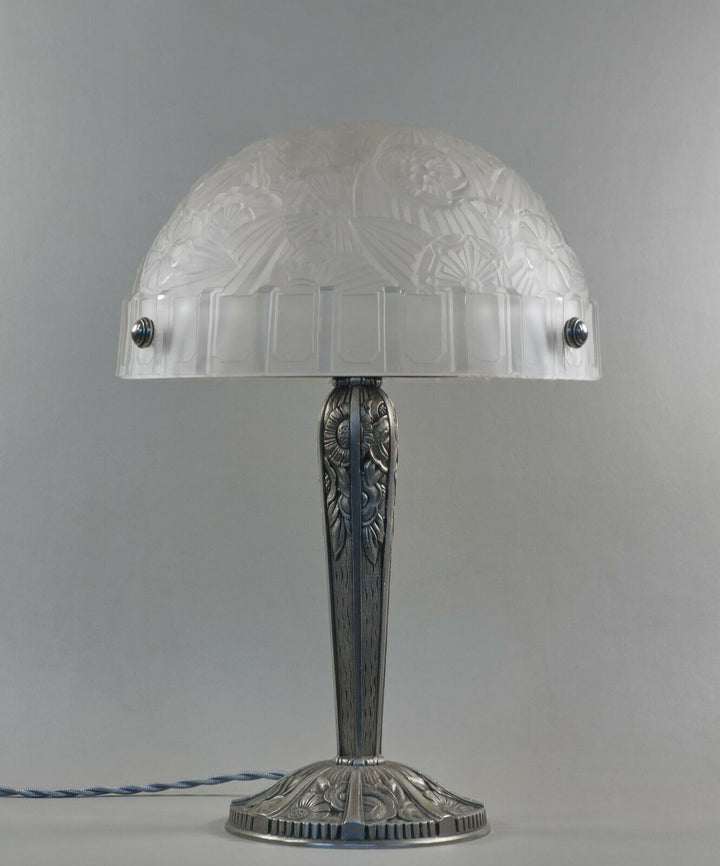HETTIER & VINCENT : RARE FRENCH ART DECO LAMP 1930 ...... des hanots France 1925