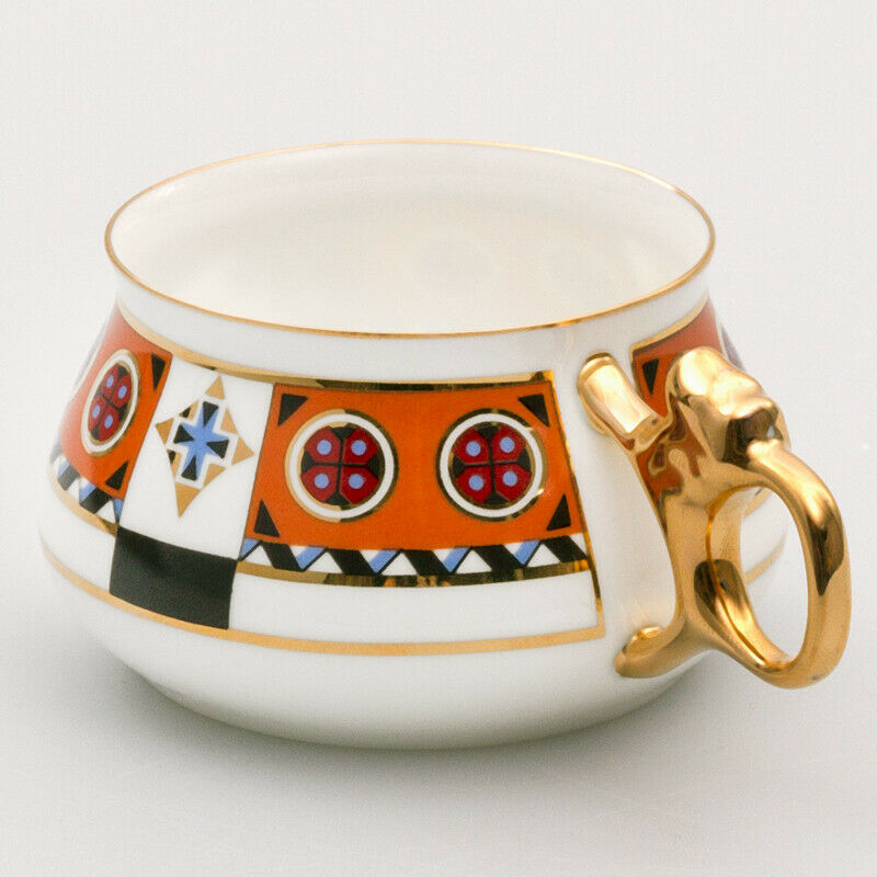 Vasilisa Teacup & Saucer by Imperial Lomonosov Porcelain LFZ Russia