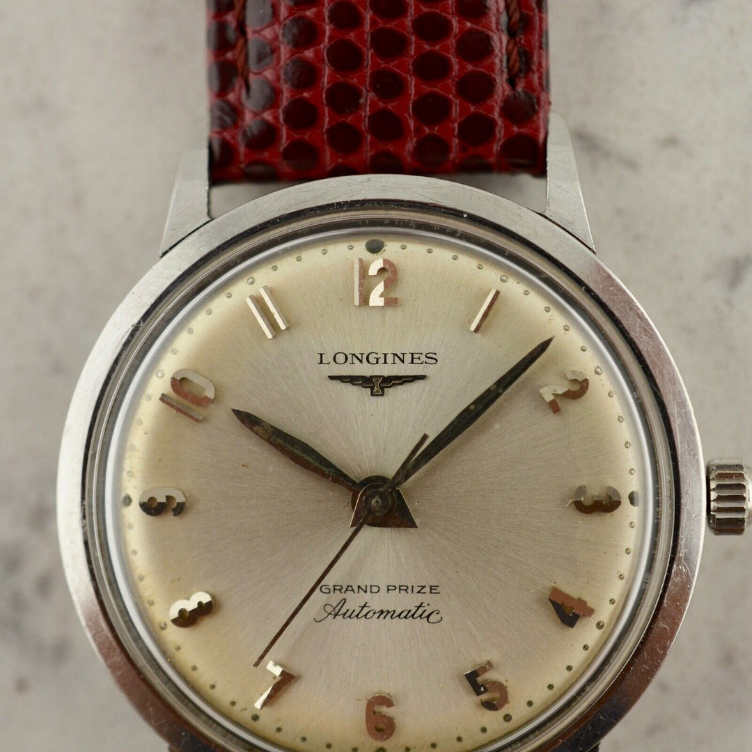 1965年　ヴィンテージ ロンジン グランドプライズ　アドミラル　オートマチック　腕時計 参考番号2731スチール製
