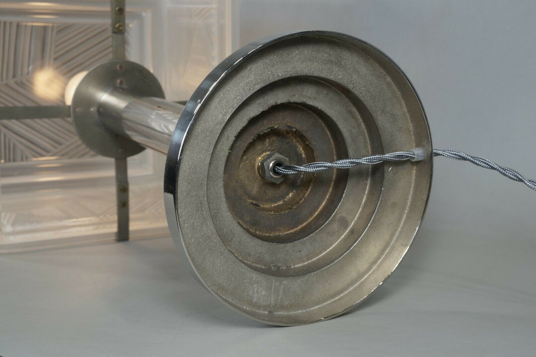 SABINO : large French 1930 art deco lamp ................ muller daum era France