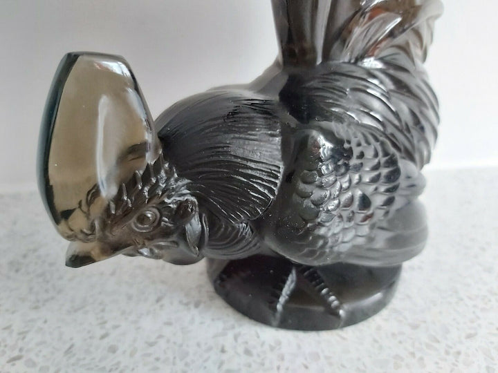 フランス LALIQUE(ラリック) クリスタル 跳ね馬 置物(箱なし