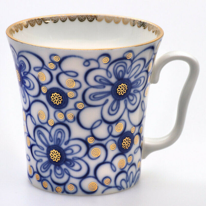 Imperial Porcelain Teacup & Saucer Lomonosov Mug LFZ Russian Bindweed 12 fl oz
