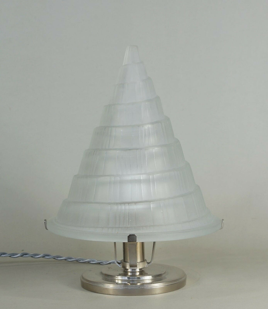SABINO : FRENCH ART DECO LAMP 1930 ....................... lampe muller era 1935