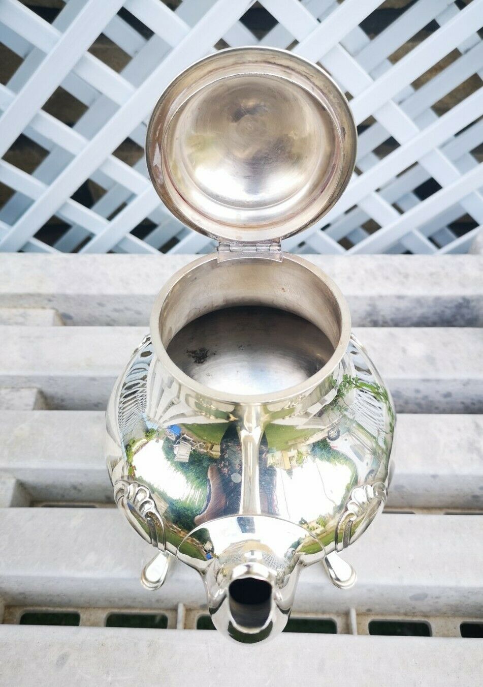 カルディヤック製ティー／コーヒーポット、ティーポット（銀製