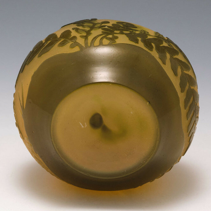 A Small Galle Cameo Glass Vase c1910