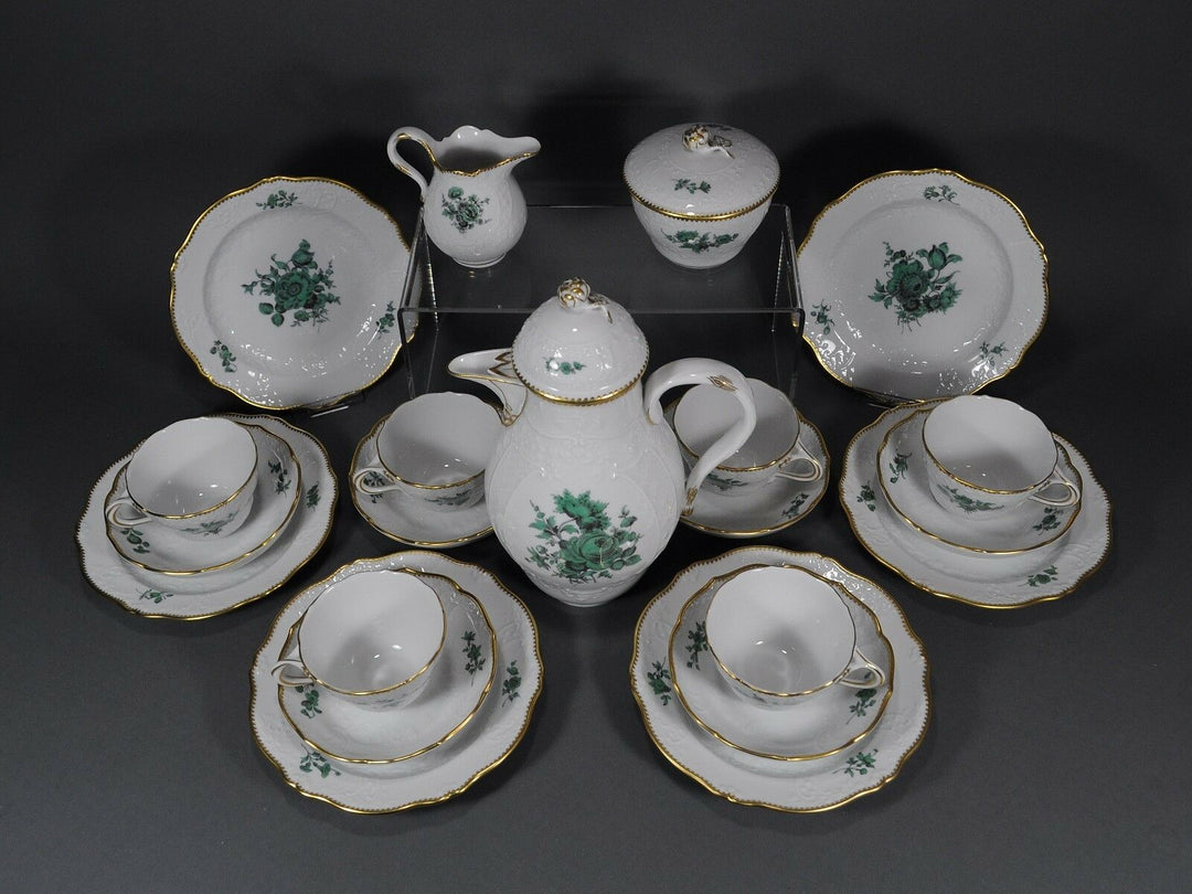Meissen マイセン Neumarseille Kaffeeservice Blumen flowers coffee service set cup 邁森