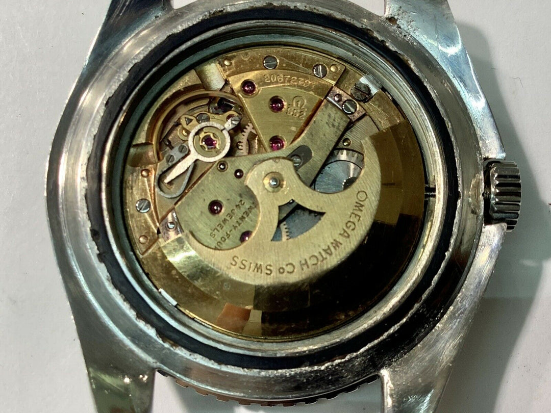 オメガ　1963年製　165.024 シーマスター 300 S　スチール製 42mm　トロピカルパティーナ(経年変化の味わい深さ)