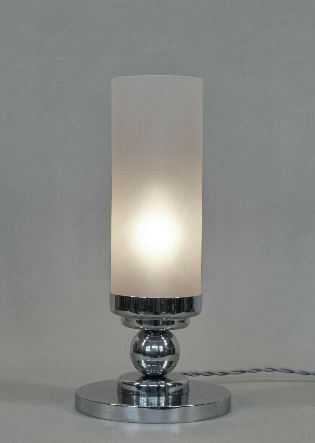 BUIRET-DEBEAURAIN : French 1930 modernist art deco lamp ....... adnet era France
