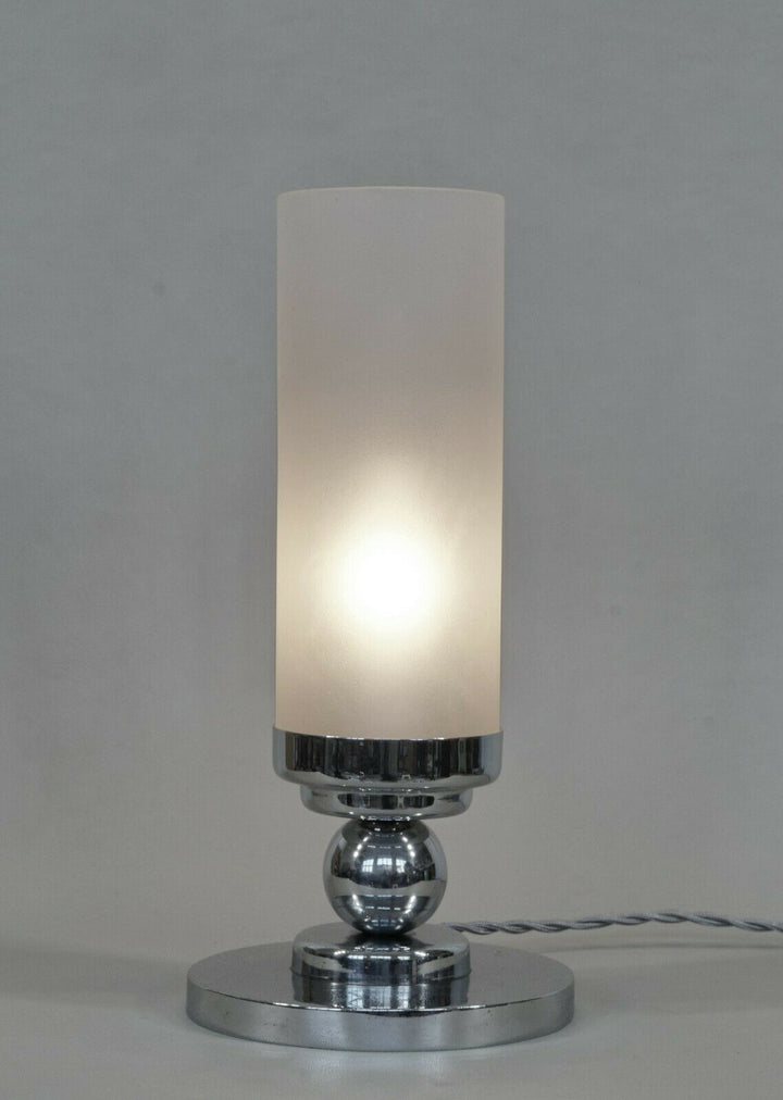 BUIRET-DEBEAURAIN : French 1930 modernist art deco lamp ....... adnet era France