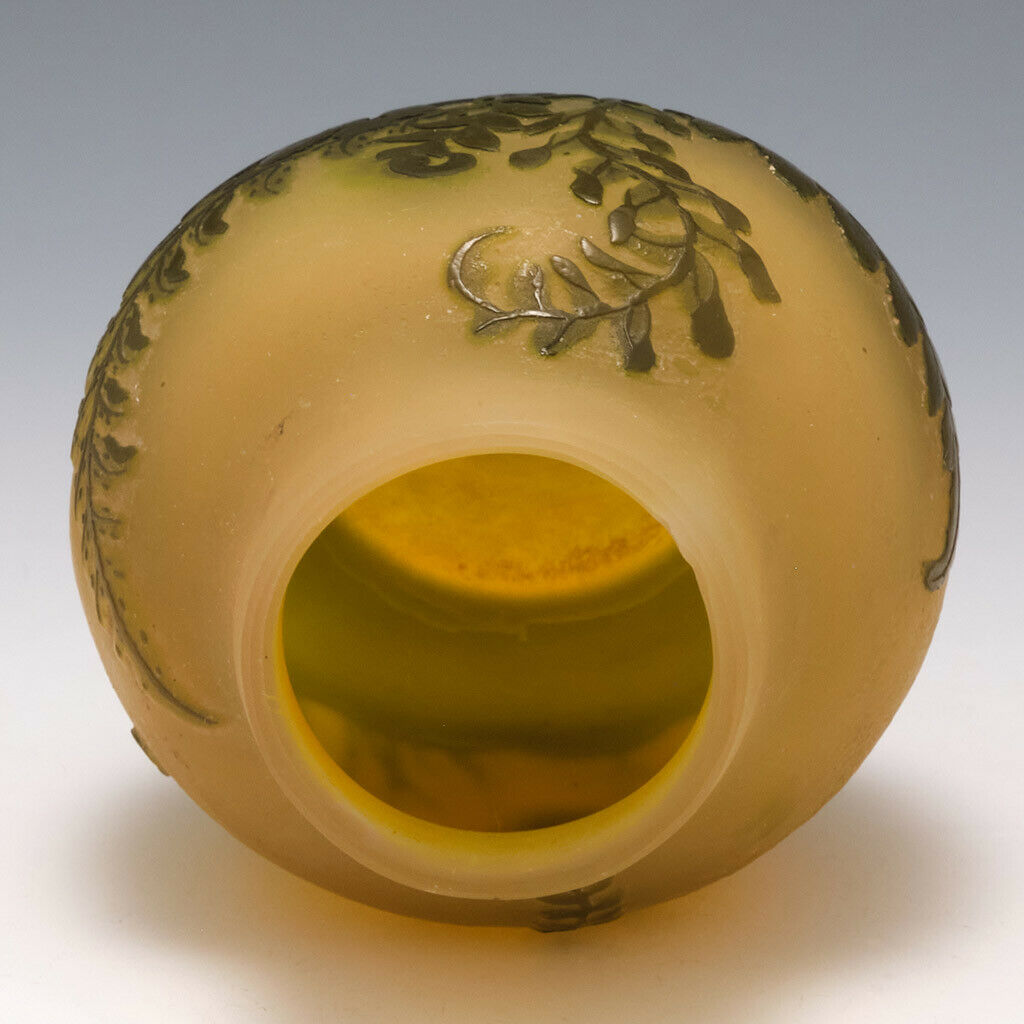 A Small Galle Cameo Glass Vase c1910