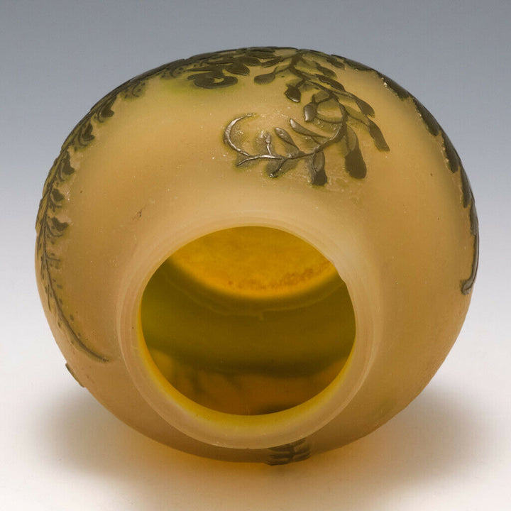 A Small Galle Cameo Glass Vase c1910