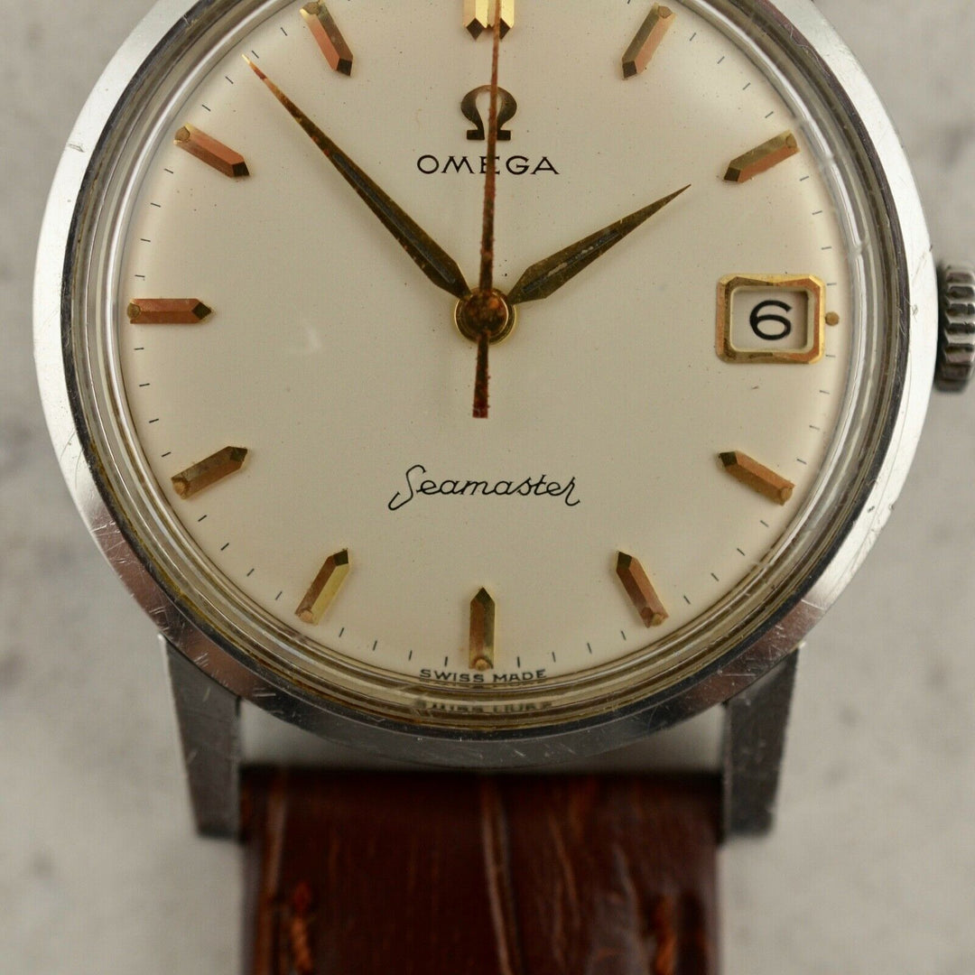 C.1959　ヴィンテージオメガ　機械式(手巻き）　シーマスター　腕時計　CAL.Ω610　型番CK 14384-2 SC　スチール製