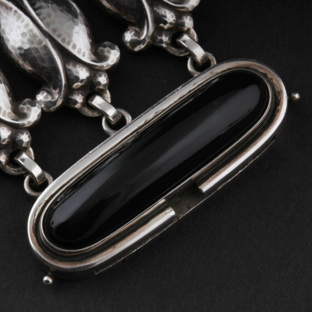 ジョージジェンセン スターリングシルバー ブレスレット ブラック