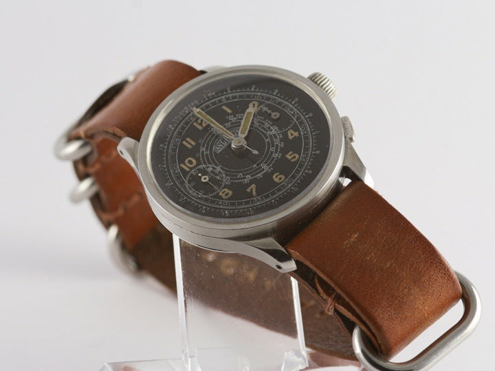 ヴィンテージ ミリタリークロノグラフ　アンジェラス　キャリバー210 CAL.210