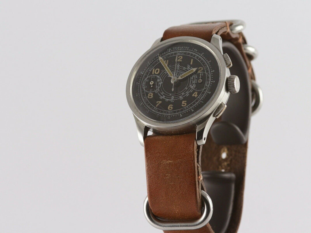 ヴィンテージ ミリタリークロノグラフ　アンジェラス　キャリバー210 CAL.210