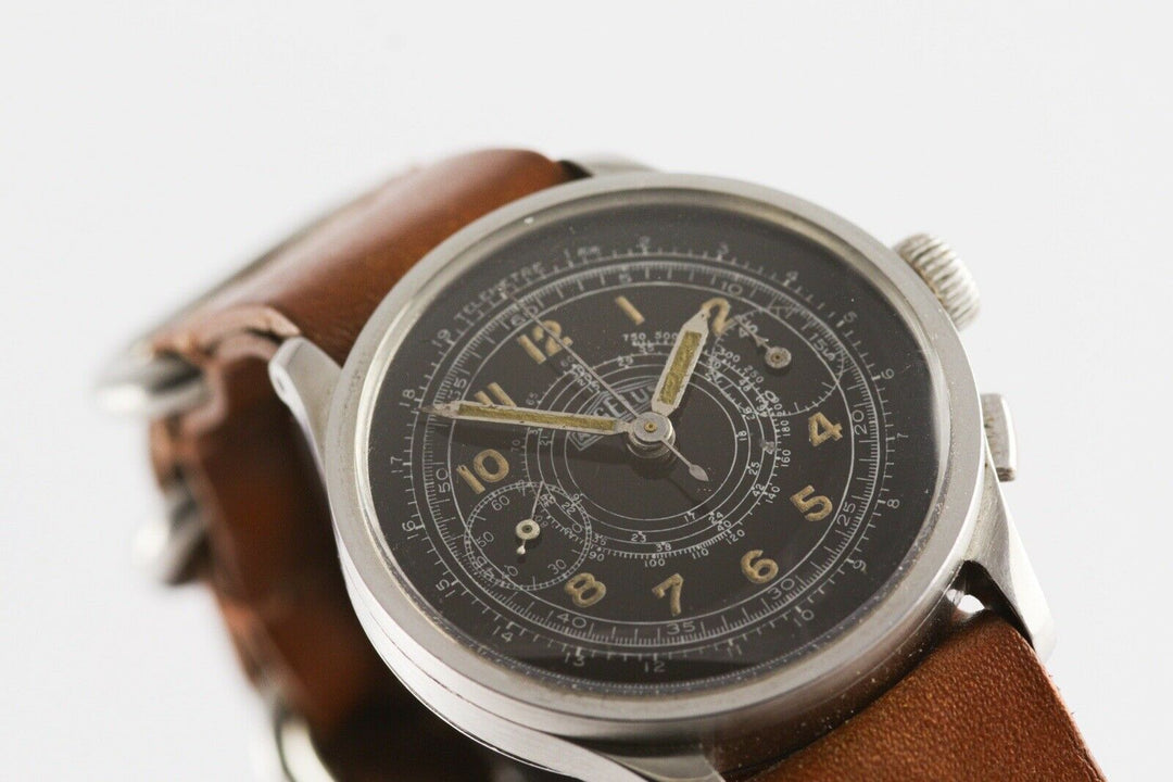 ヴィンテージ ミリタリークロノグラフ　アンジェラス　キャリバー210 CAL.210