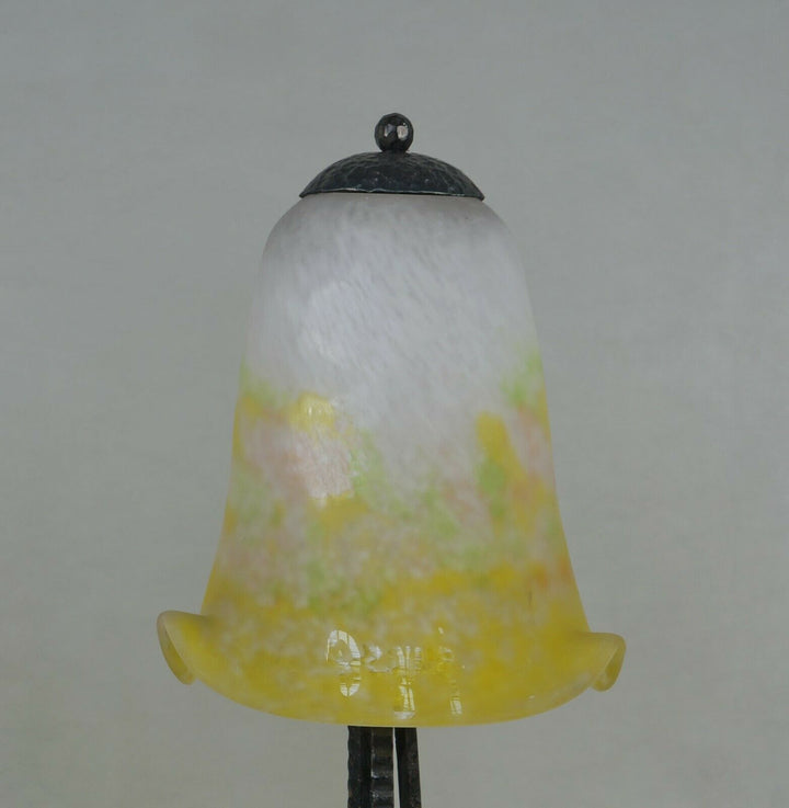 デュゲ　フランス製アールデコランプ　1930年　錬鉄製