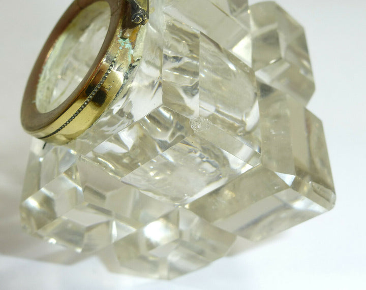 Tintenfass um 1900 Baccarat Frankreich