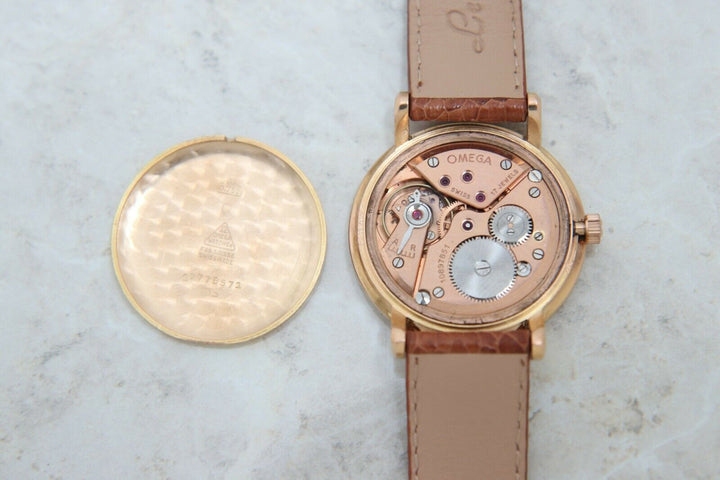 Vintage OMEGA Mechanical Cal. 28 Rare 18k Rose Gold case 36mm for Men’s