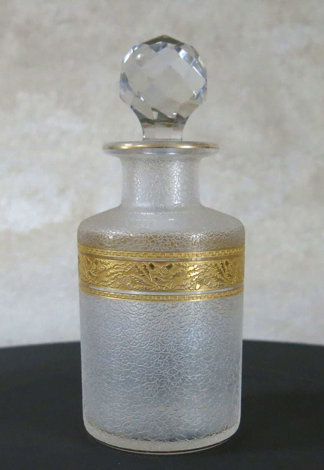 FLACON BACCARAT SAINT LOUIS, 2 très beaux flacons anciens, cristal, ART DÉCO .